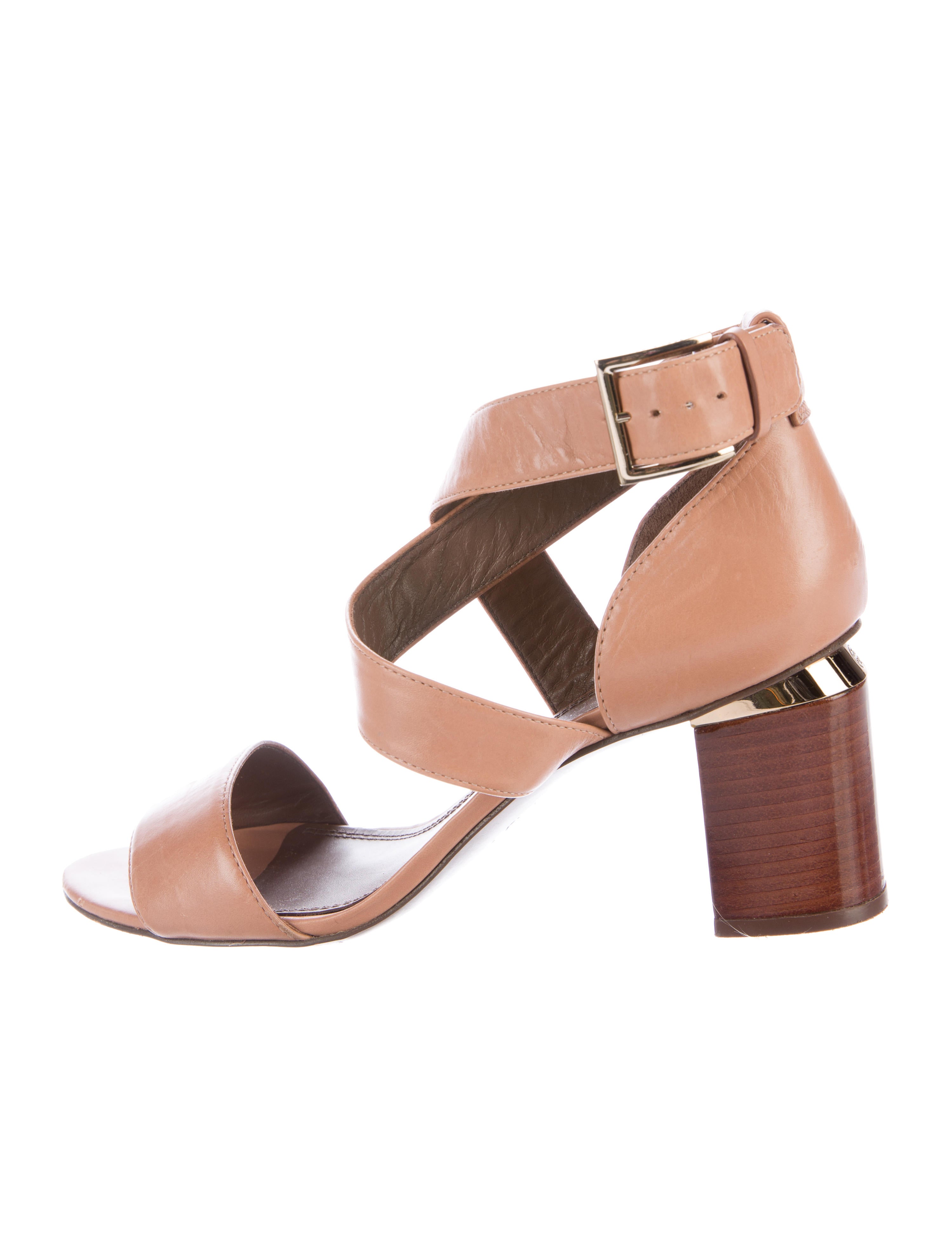 Tory Burch Leather Ankle Strap Sandals Shoes WTO100669 The RealReal