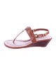 Tory Burch T-Strap Wedge Sandals