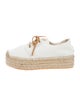 Tory Burch Canvas Flatform Espadrilles