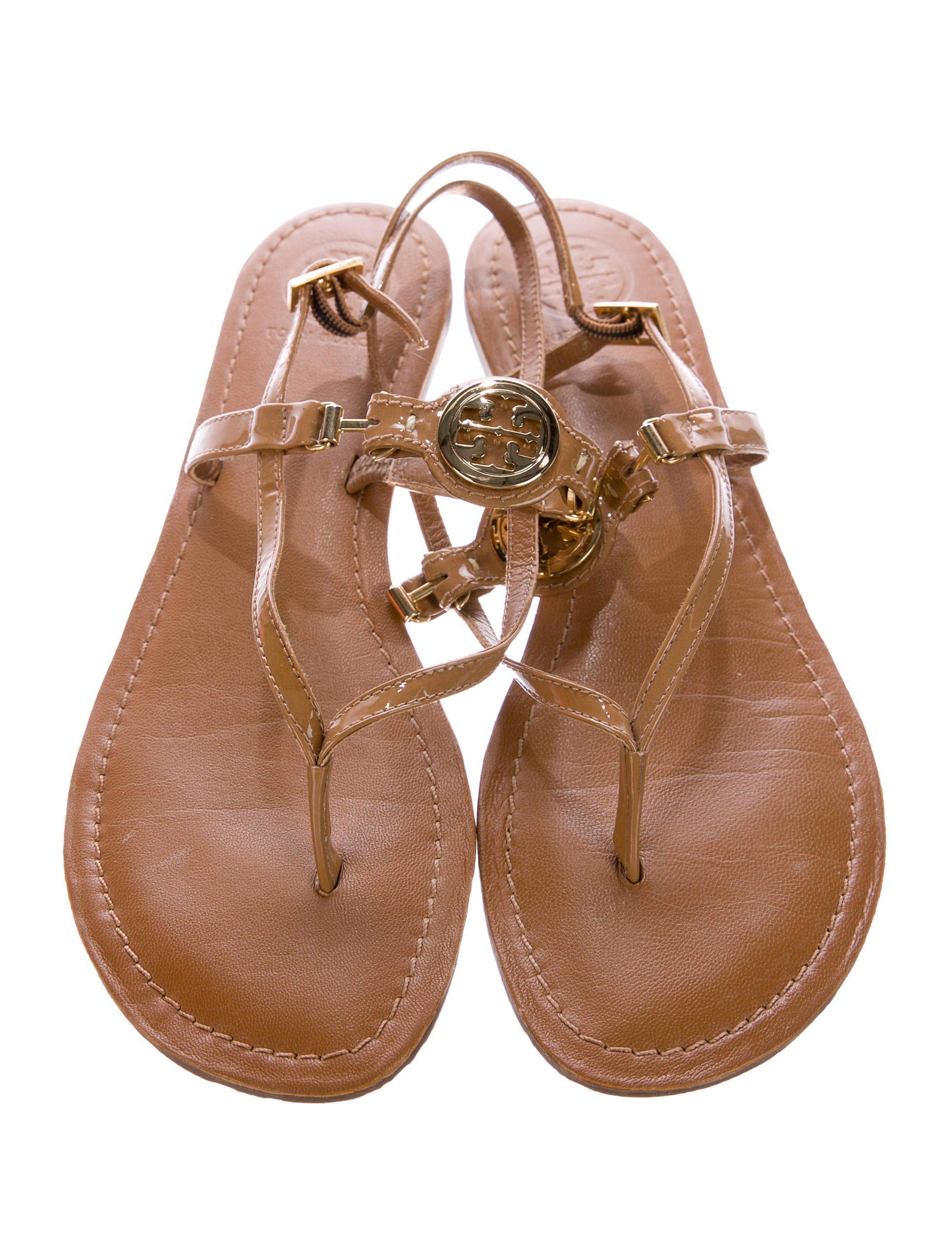 Tory Burch Ali Patent Leather Sandals - Shoes - WTO104724 | The RealReal