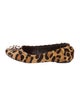 Tory Burch Pony Hair Leopard Print Flats