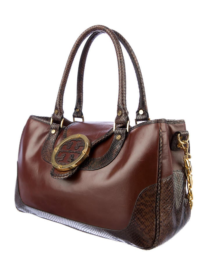 Tory Burch Python Satchel