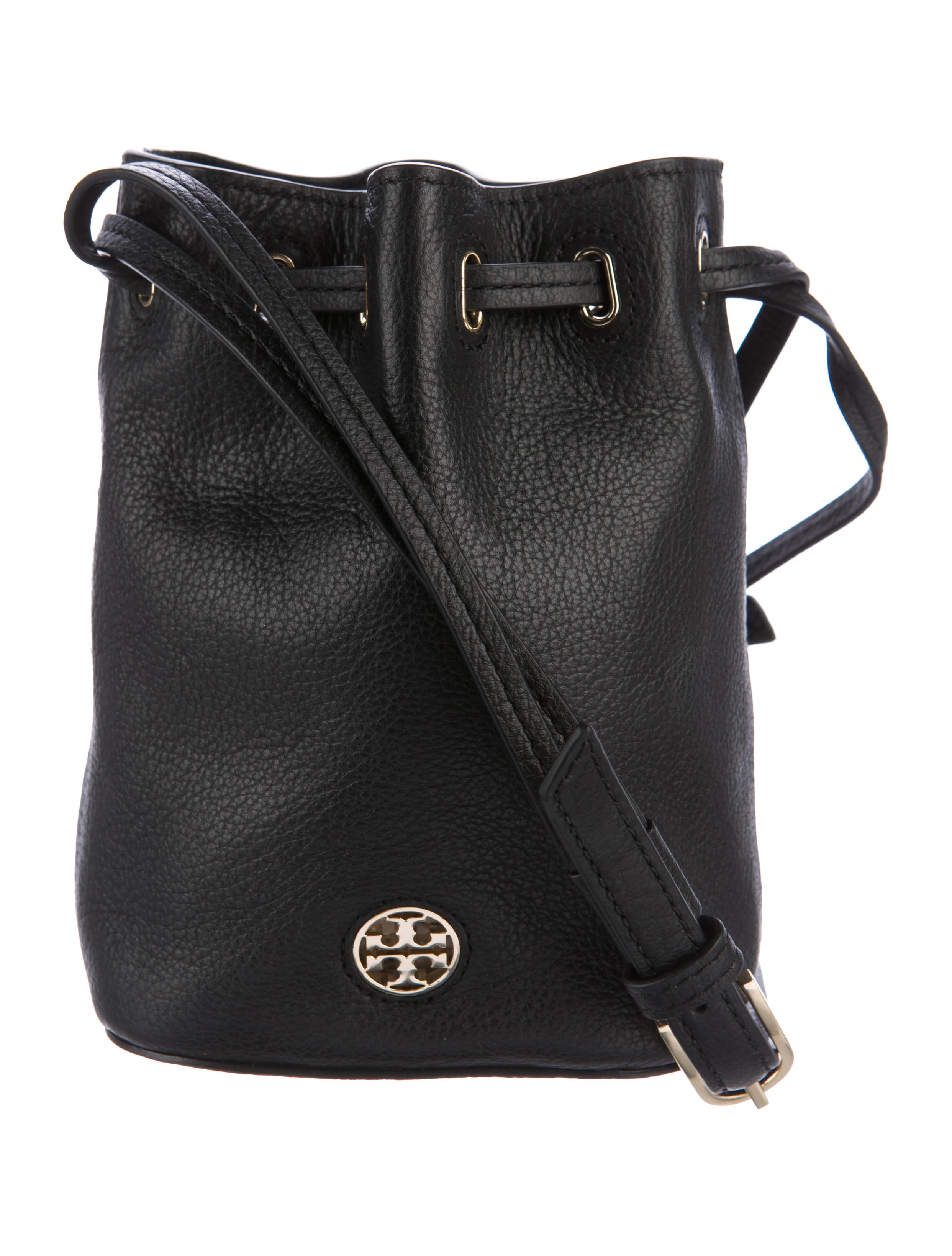 Tory Burch Mini Leather Bucket Crossbody Bag