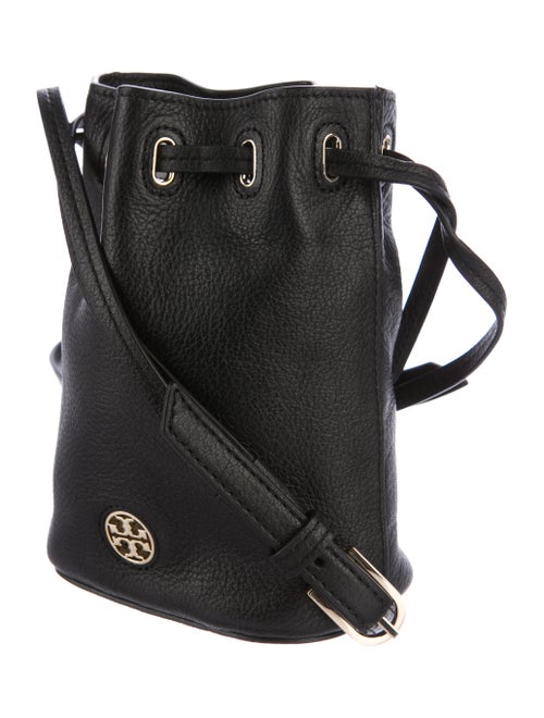 Tory Burch Mini Leather Bucket Crossbody Bag