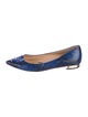 Tory Burch Bedford Snakeskin Flats