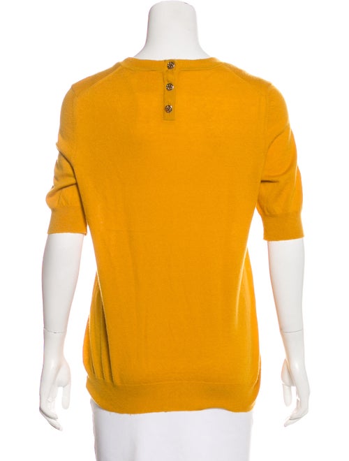 Tory Burch Short Sleeve Cashmere Sweater