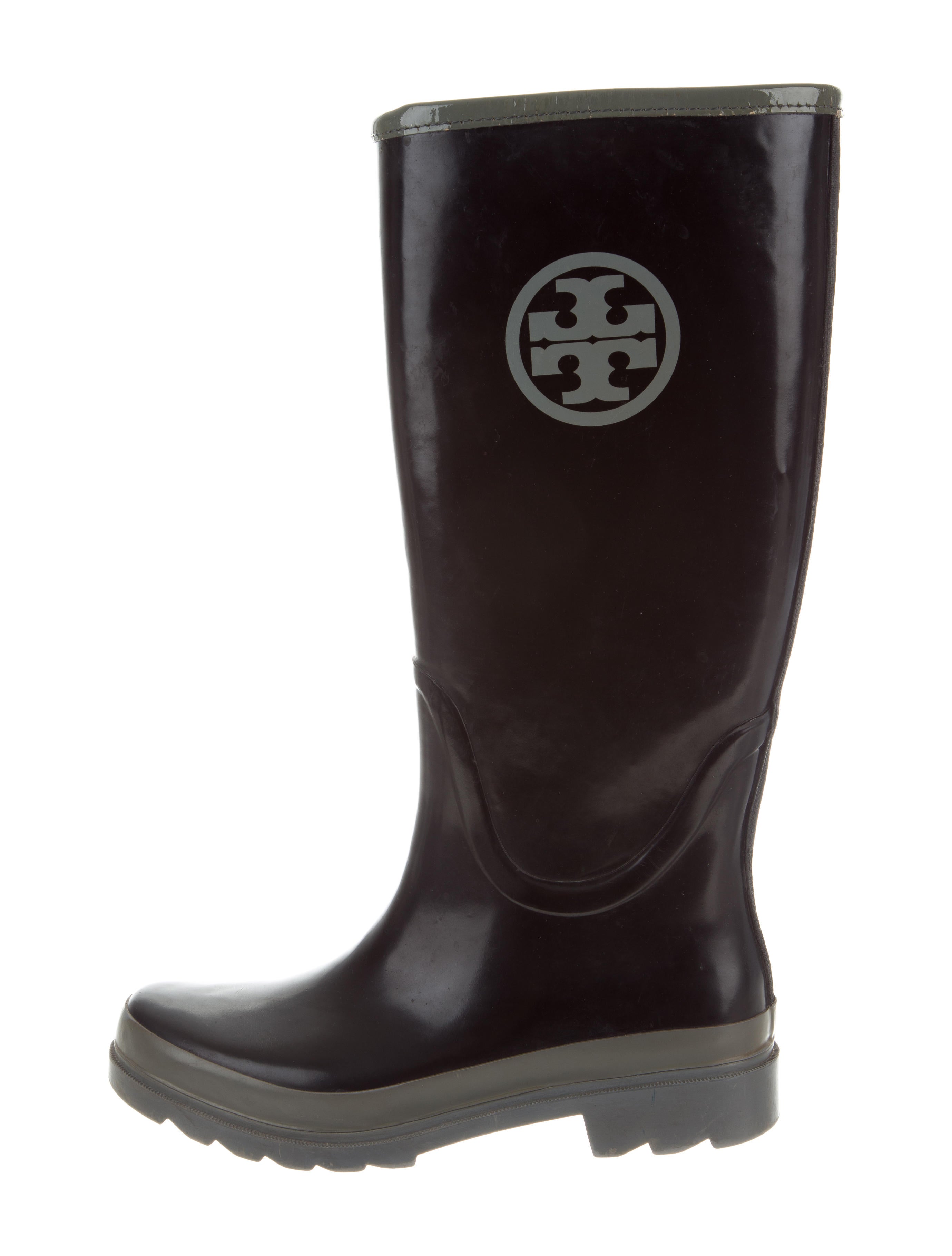 tory burch rubber boots