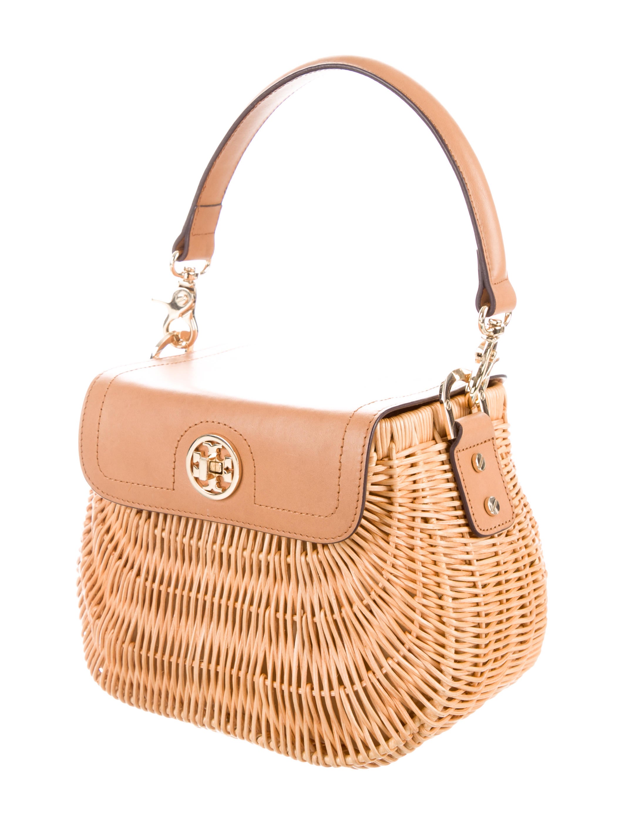 Tory Burch Wicker Basket Bag Handbags WTO131752 The RealReal