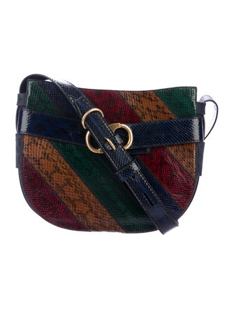 Tory Burch Gemini Link Snake Crossbody Bag