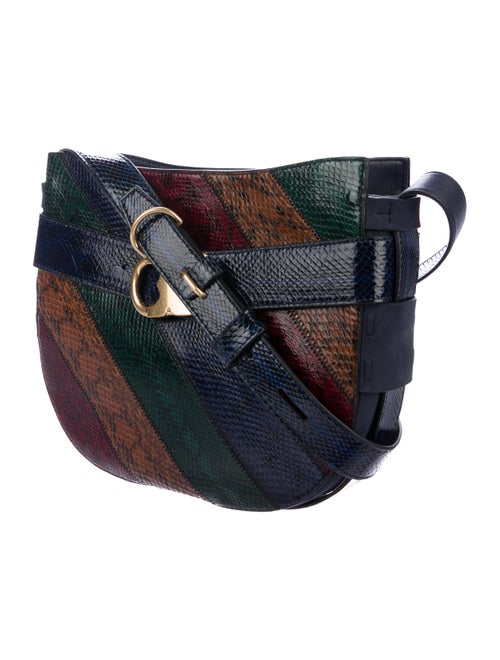 Tory Burch Gemini Link Snake Crossbody Bag