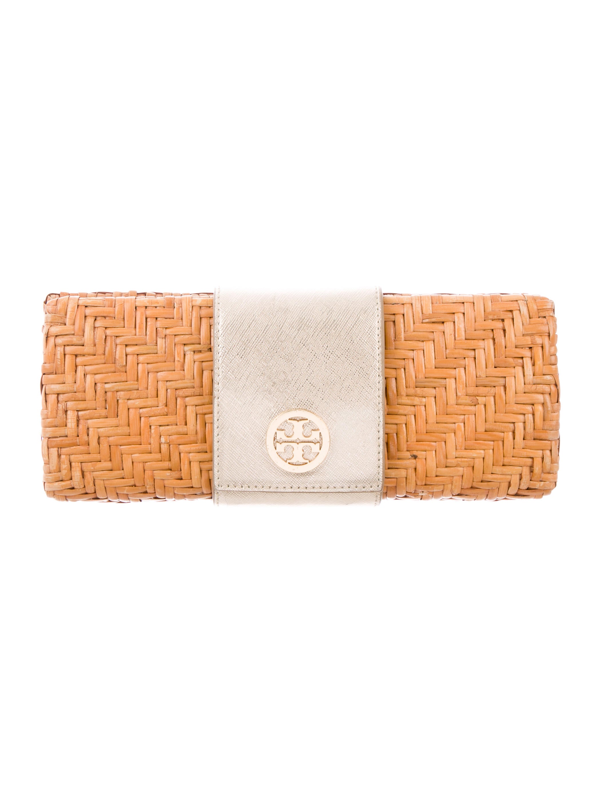 tory burch rattan clutch