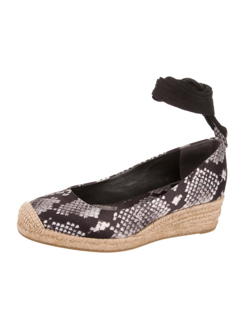Tory Burch Heather Lace-Up Espadrille Wedges