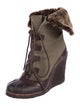 Tory Burch Mid-Calf Wedge Boots