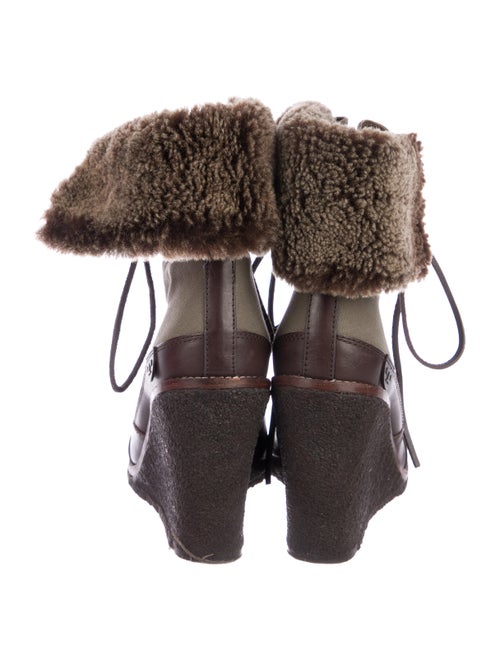 Tory Burch Mid-Calf Wedge Boots