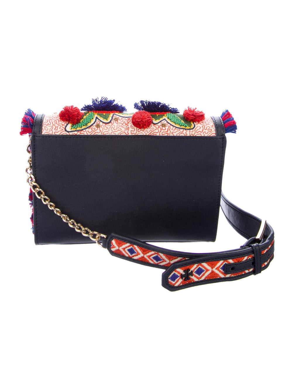 Tory Burch Embroidered Floral Combo Crossbody Bag Handbags