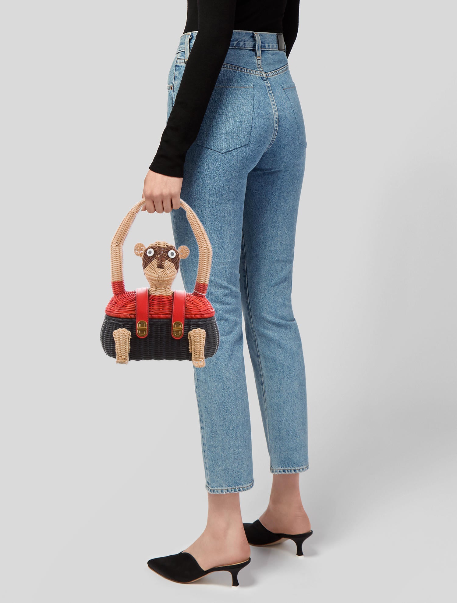 Tory Burch Monkey Satchel w/ Tags - Blue Handle Bags, Handbags