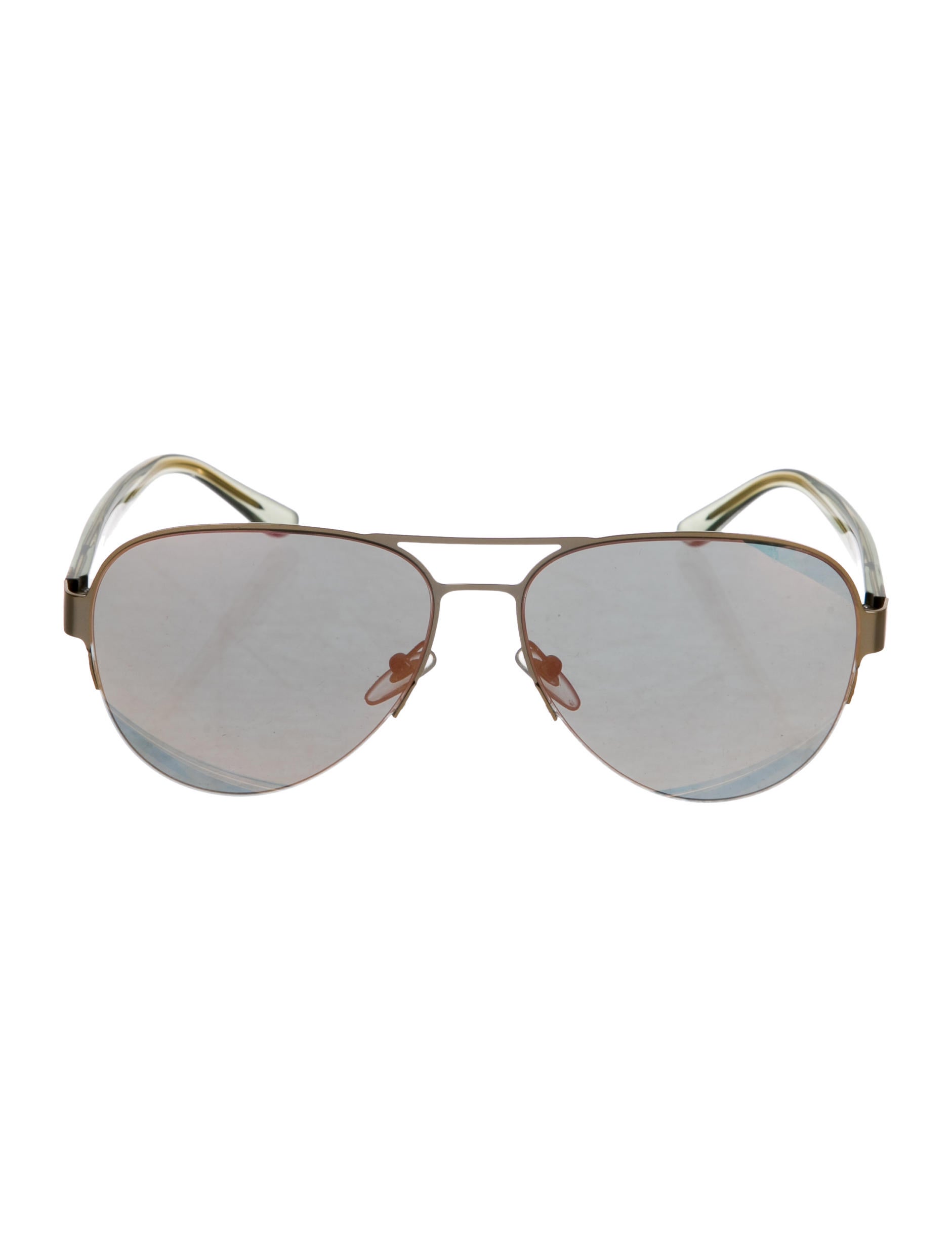 tory burch mirrored aviator sunglasses