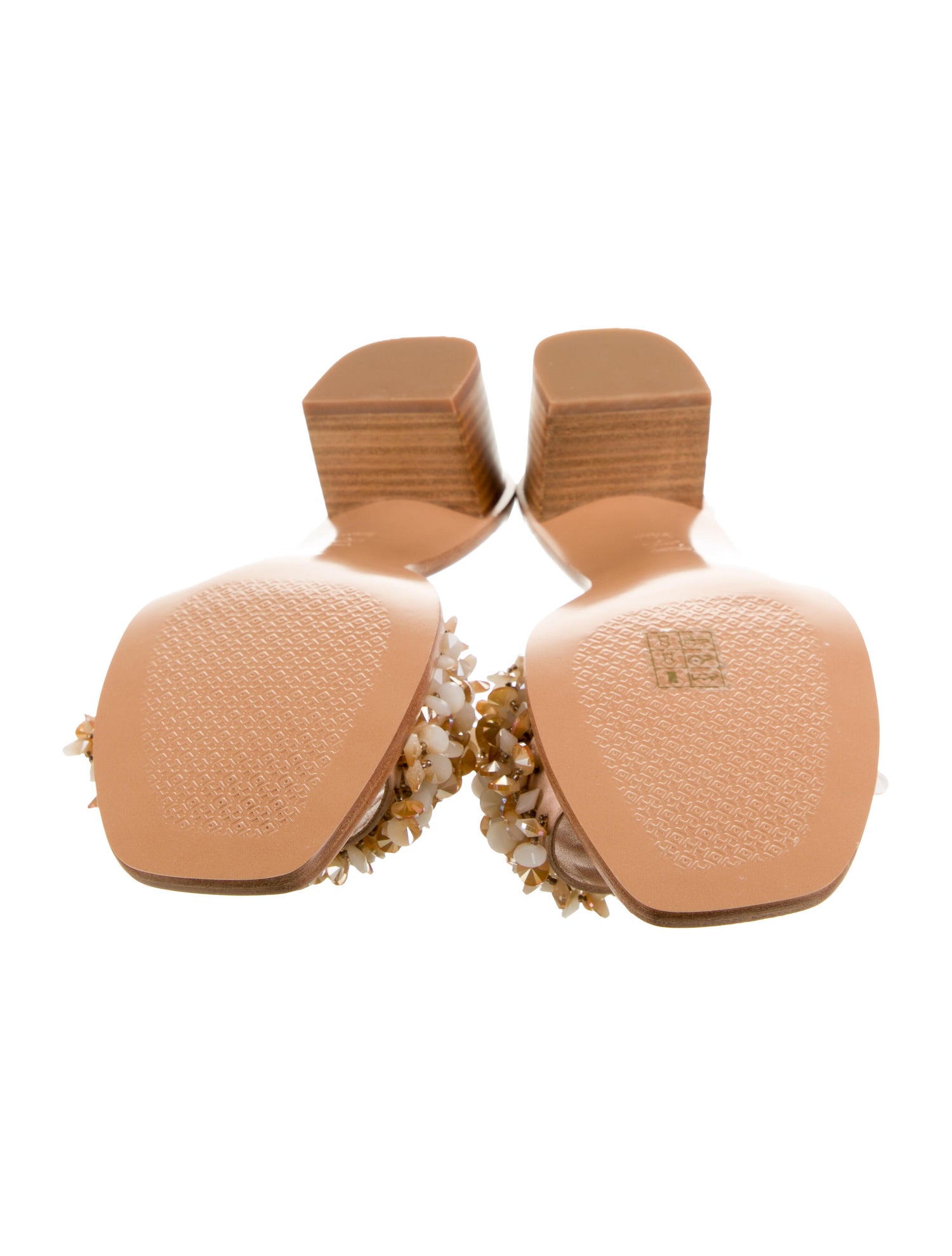 tory burch embellished slides