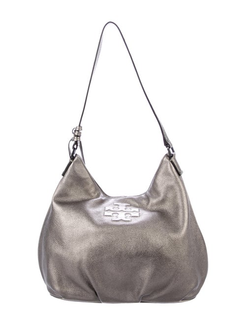Tory Burch Leather Shoulder Bag Metallic