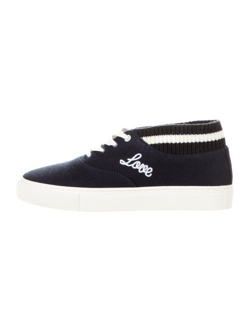 Tory Burch Graphic Print Sneakers Blue