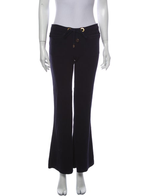 Tory Burch Wide Leg Pants Blue