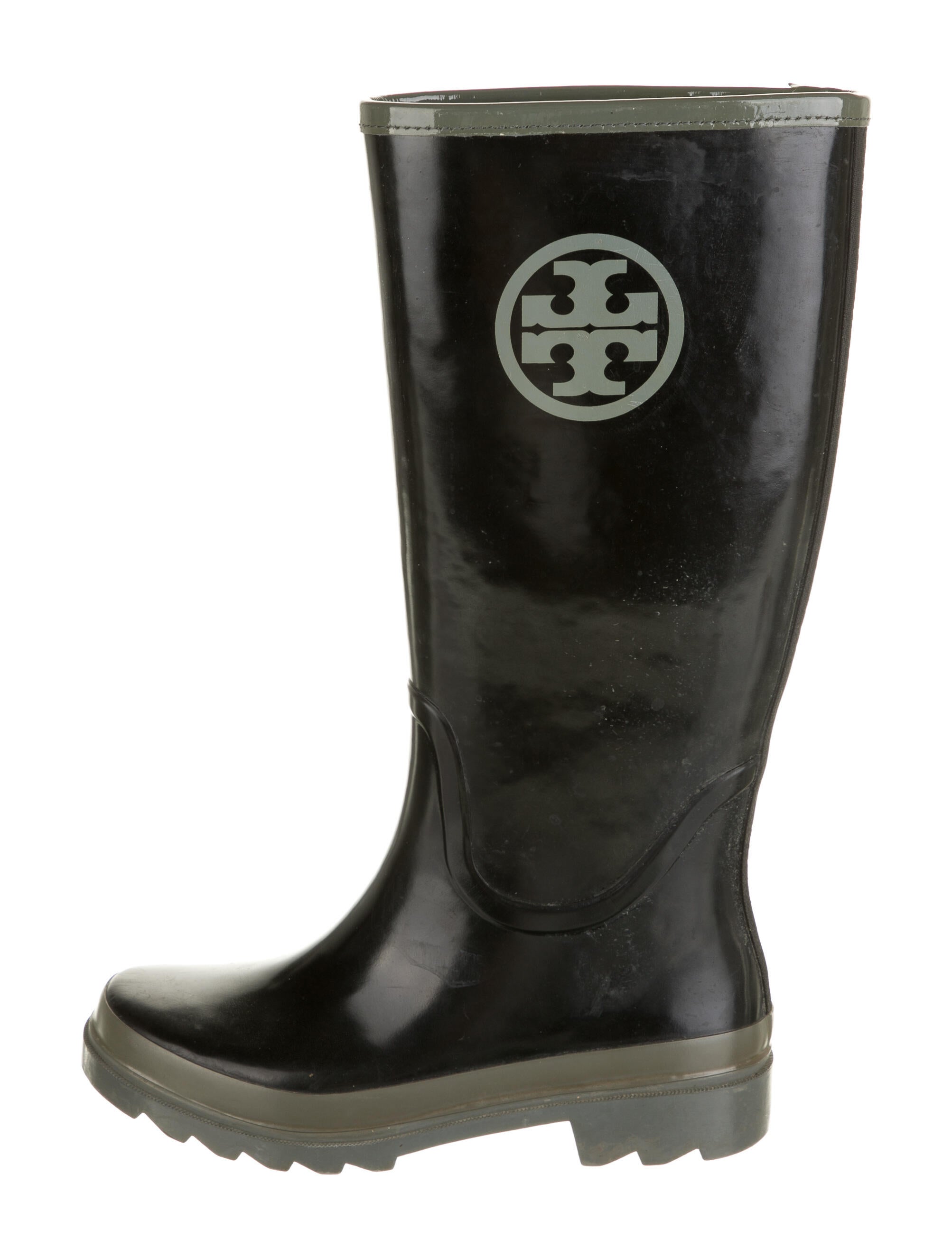 tory burch diana rain boots