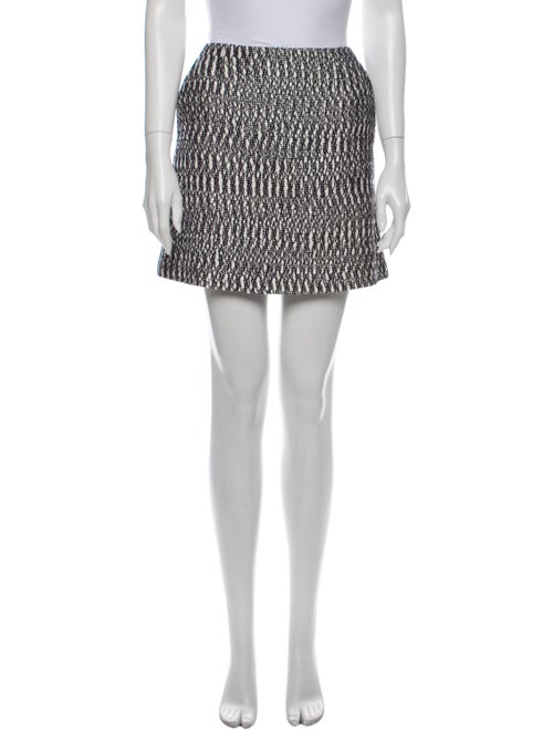 Tory Burch Printed Mini Skirt White