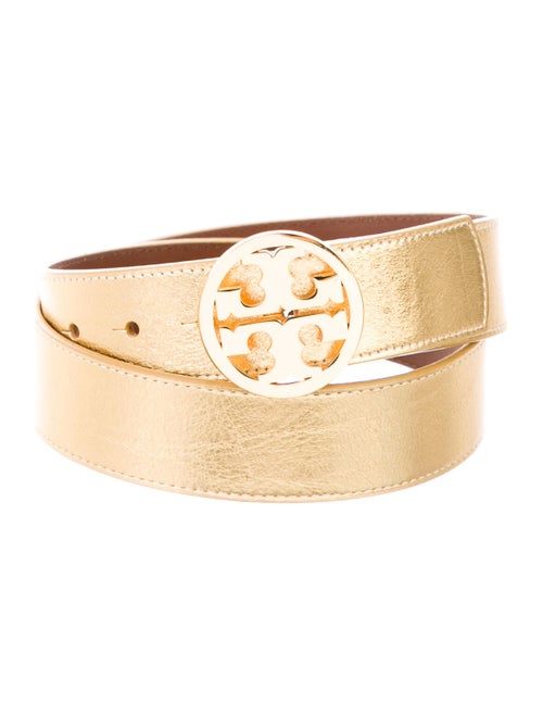 Tory Burch Leather Belt Gold