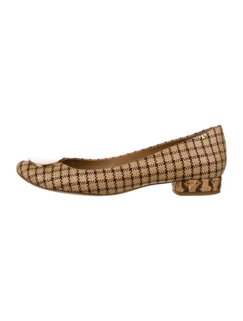 Tory Burch Leather Patterned Flats