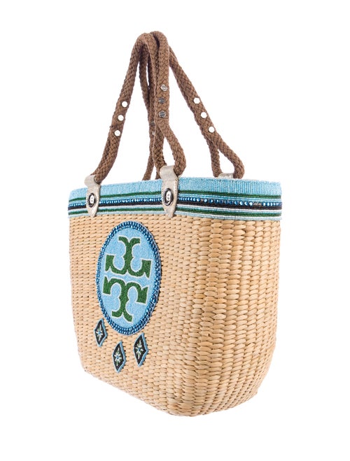 Tory Burch Woven Strap Tote Handbags WTO35093 The RealReal