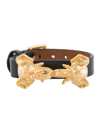 Tory Burch Naomi Kissing Elephant Wrap Bracelet