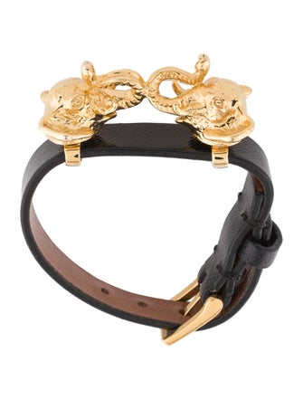 Tory Burch Naomi Kissing Elephant Wrap Bracelet