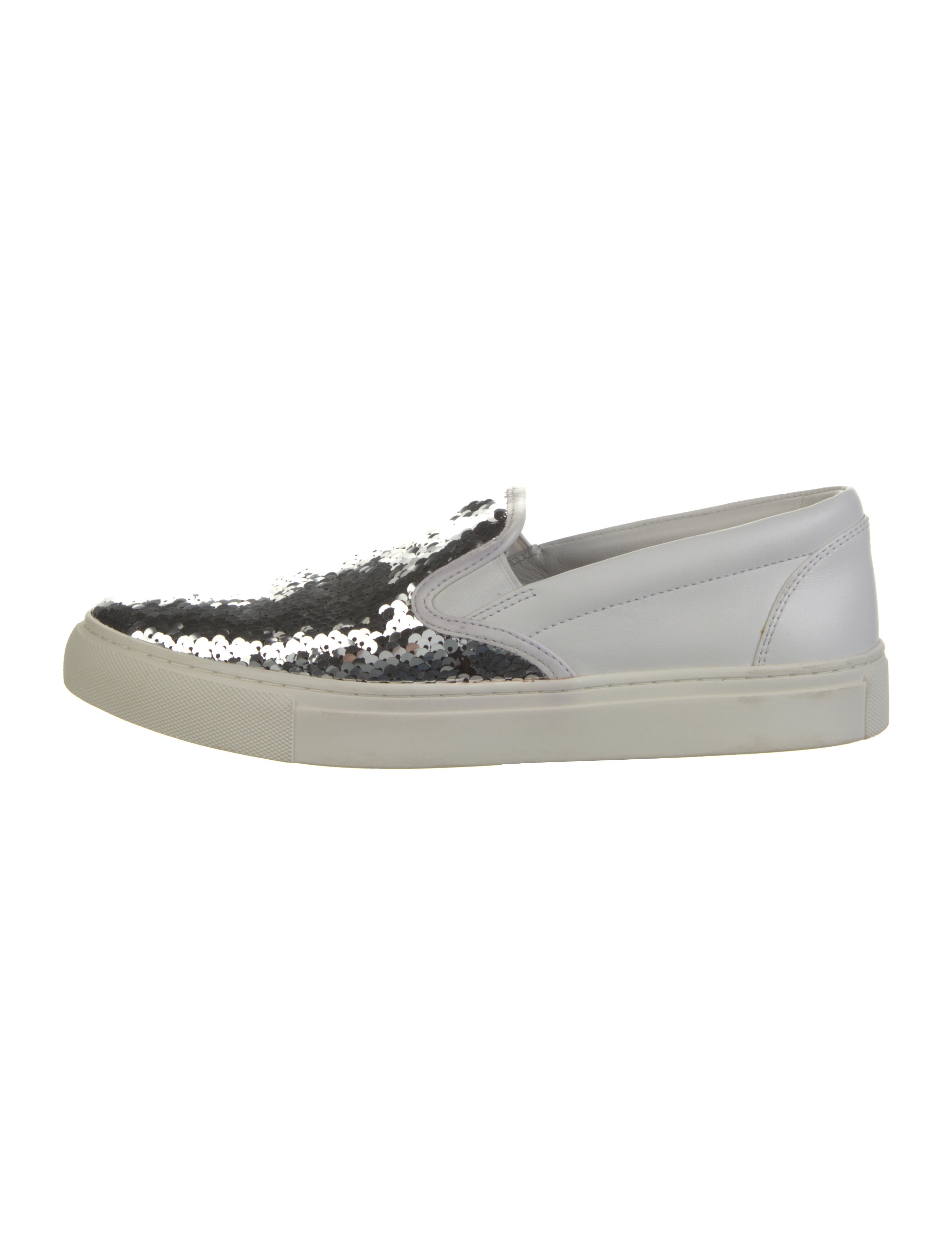 tory burch silver sneakers