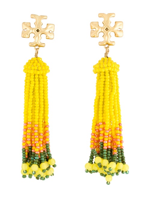Tory Burch Roxanne Tassel Beaded Earrings