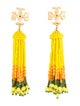 Tory Burch Roxanne Tassel Beaded Earrings