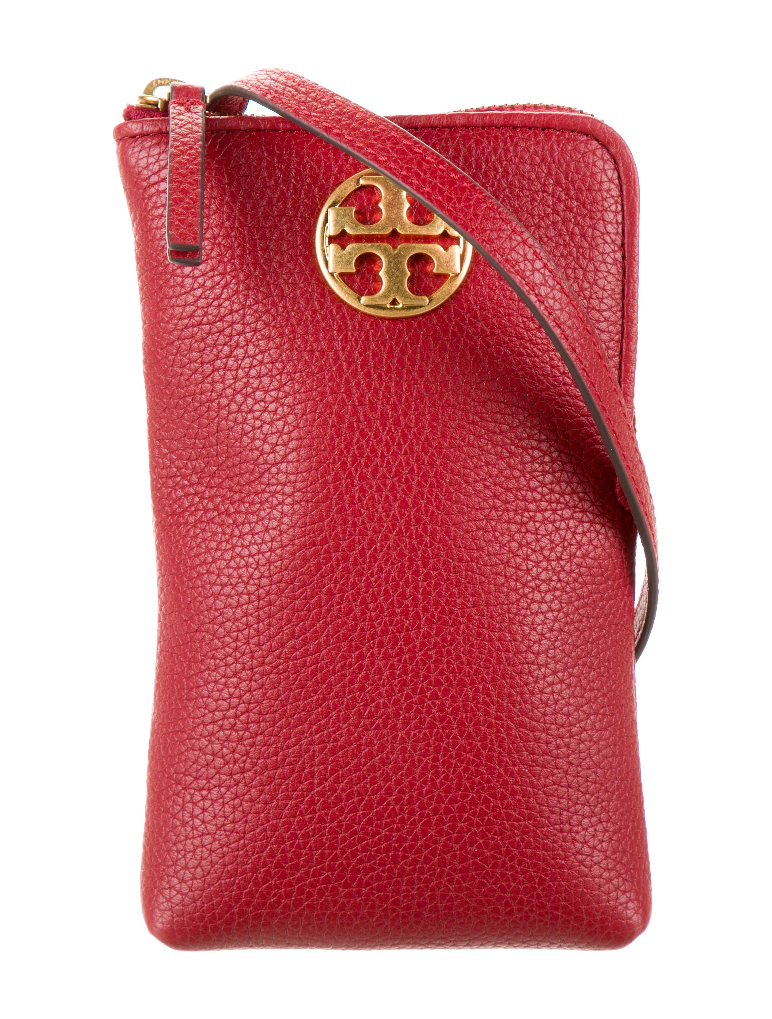 限定販売★TORY BURCH★GRACE PHONE CROSSBODY+WALLET Tory Burch Leather Grace Phone Crossbody - Red Technology