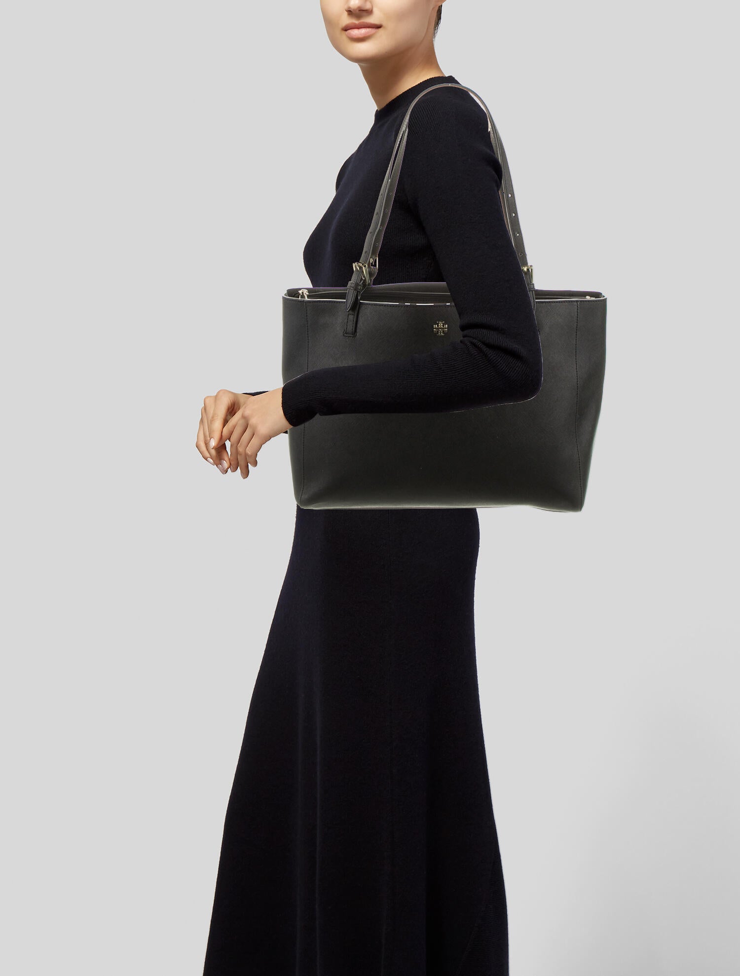 Tory Burch Saffiano Leather Tote Bag