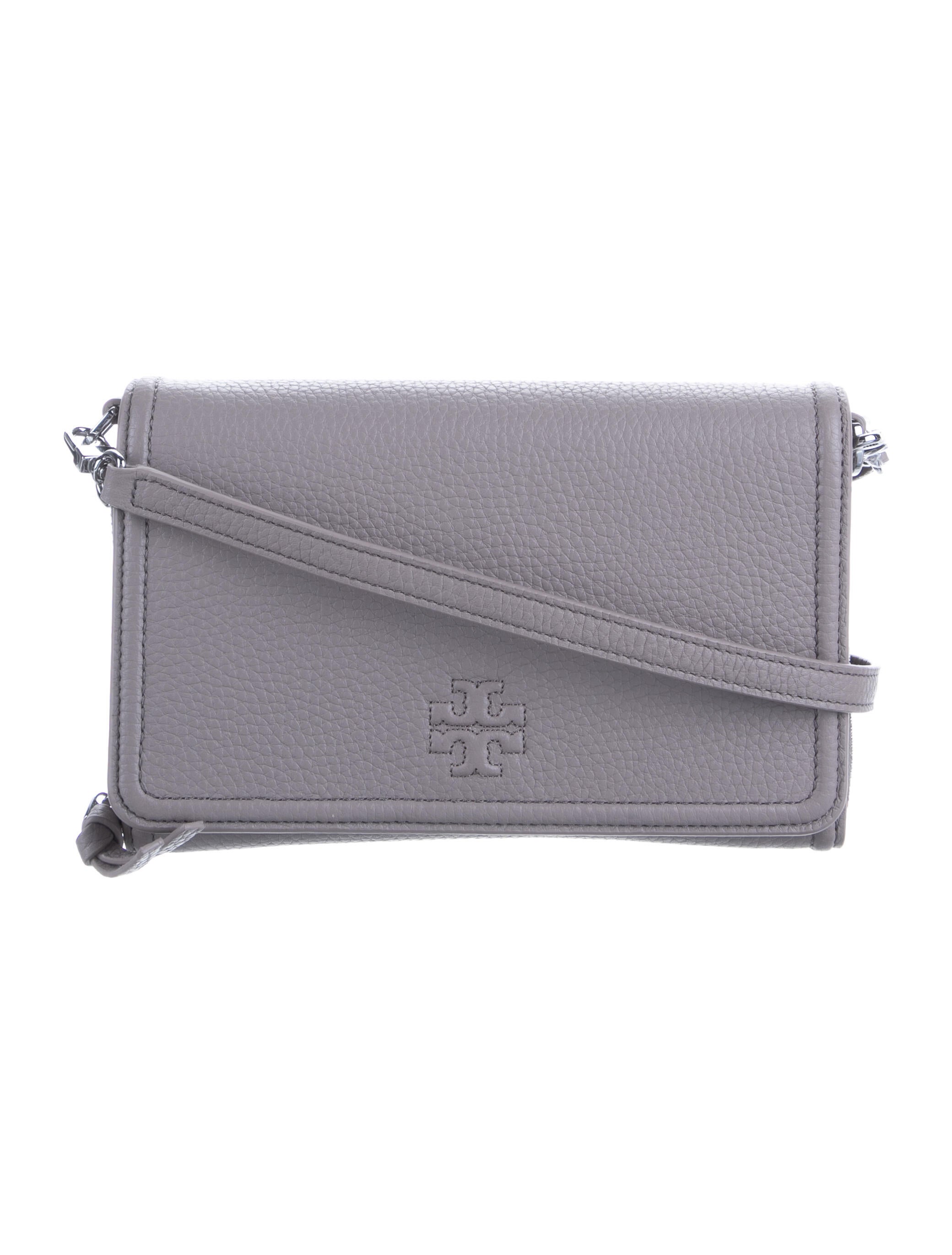 Tory Burch Leather Crossbody Bag Grey Crossbody Bags, Handbags