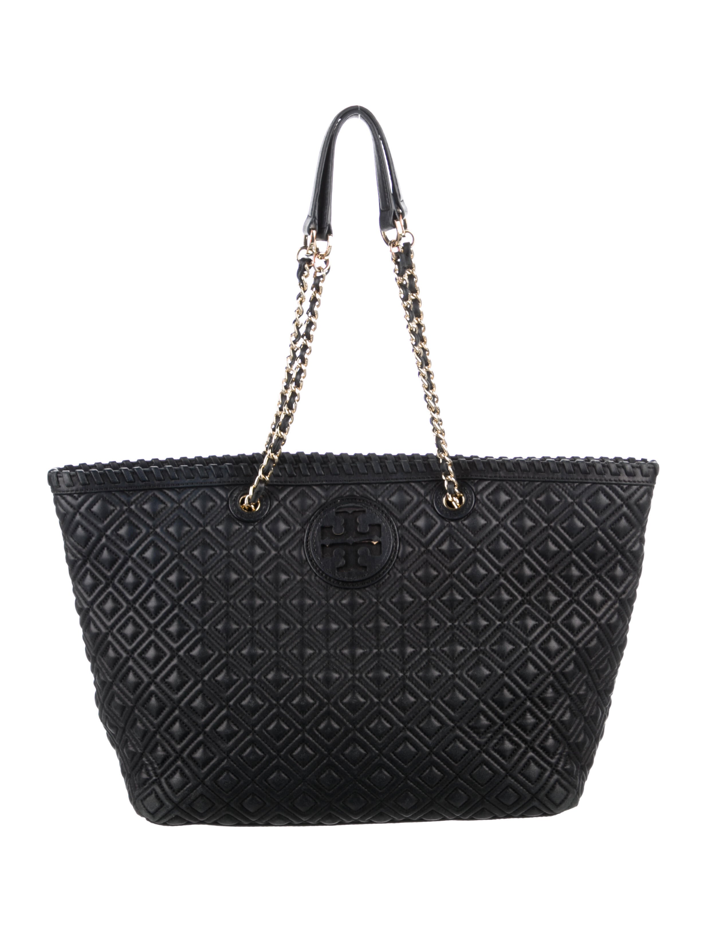 Tory Burch Leather Tote Bag Black Totes, Handbags WTO480897 The