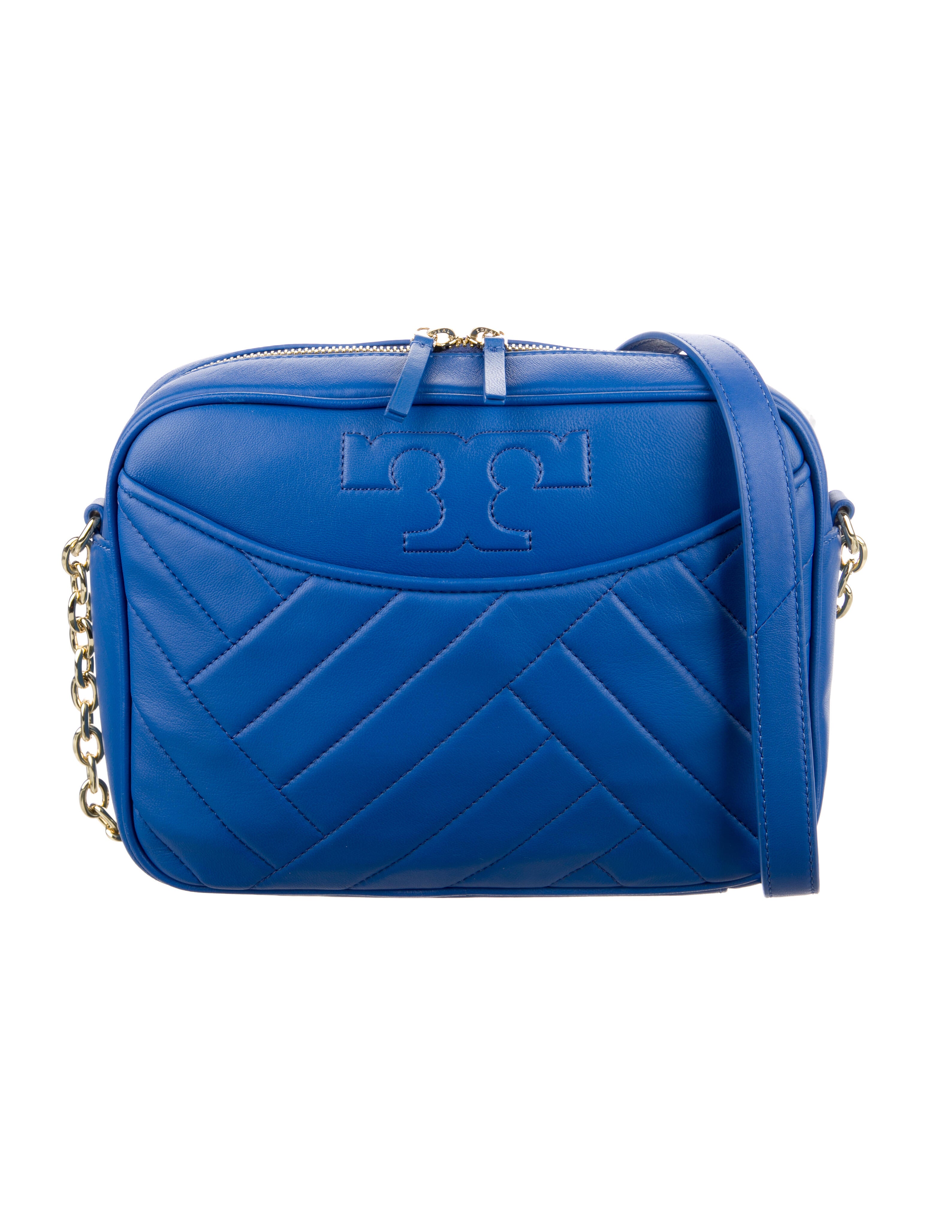 Tory Burch Leather Crossbody Bag Blue Crossbody Bags, Handbags