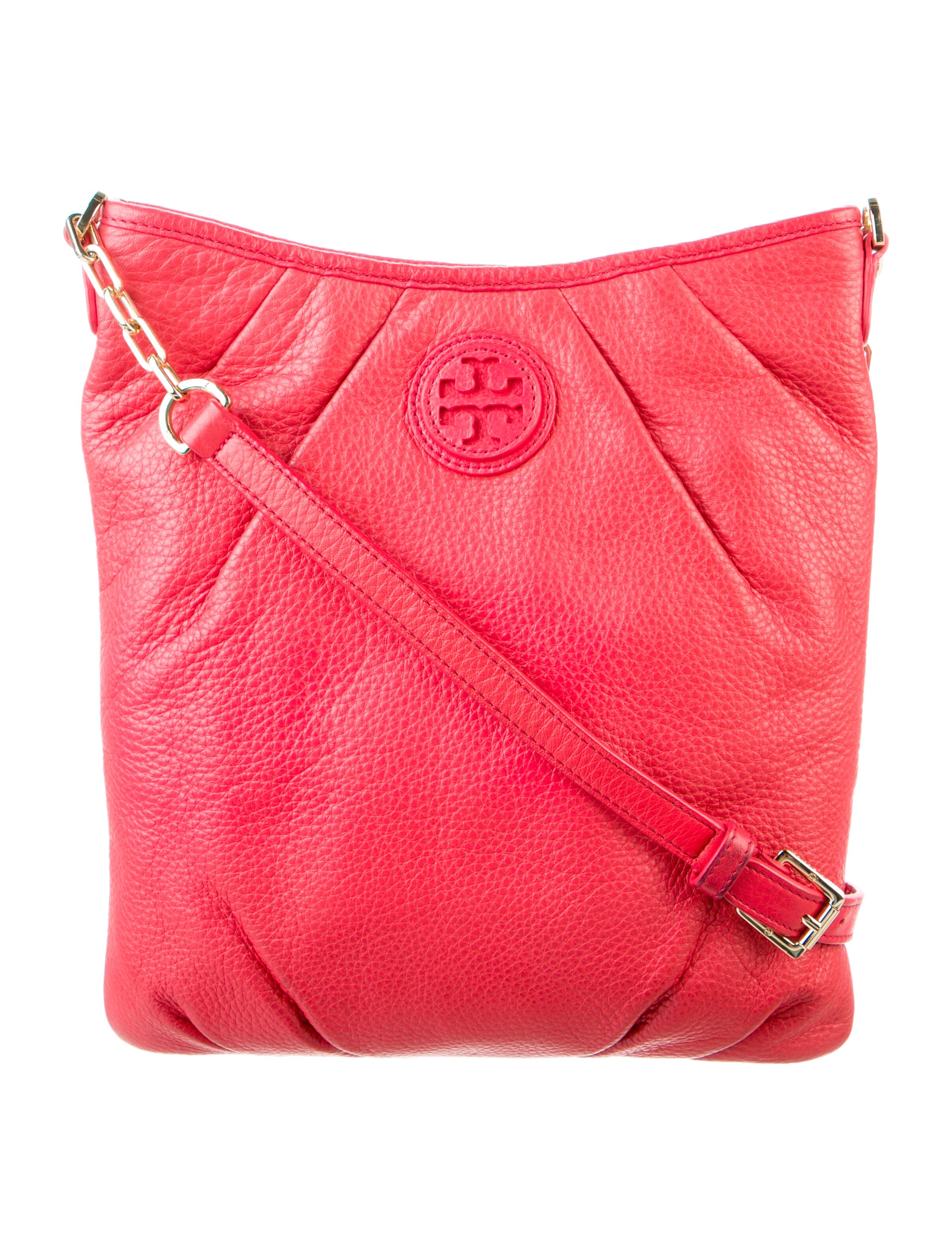 Tory Burch Medium Leather Shoulder Bag Red Shoulder Bags, Handbags