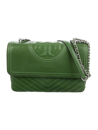 Tory Burch Fleming Distressed Shoulder Bag