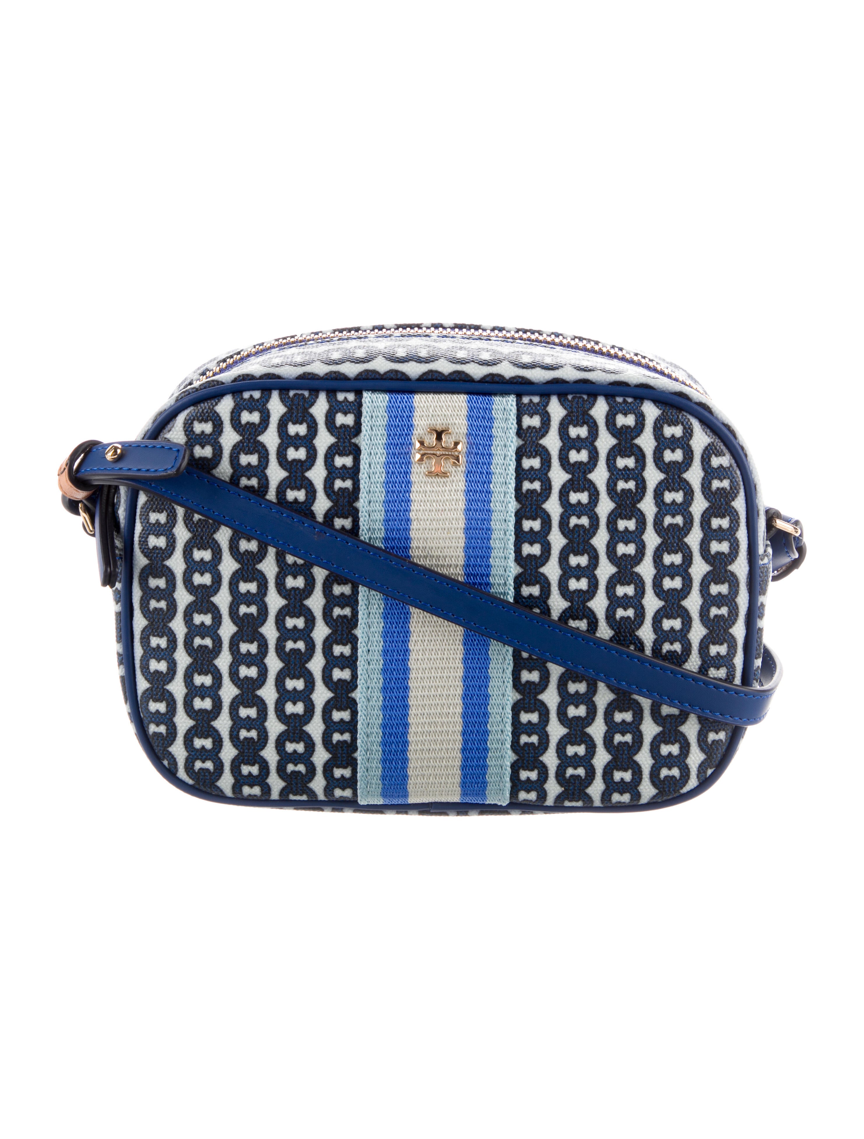 Tory Burch Leather Crossbody Bag Blue Crossbody Bags, Handbags