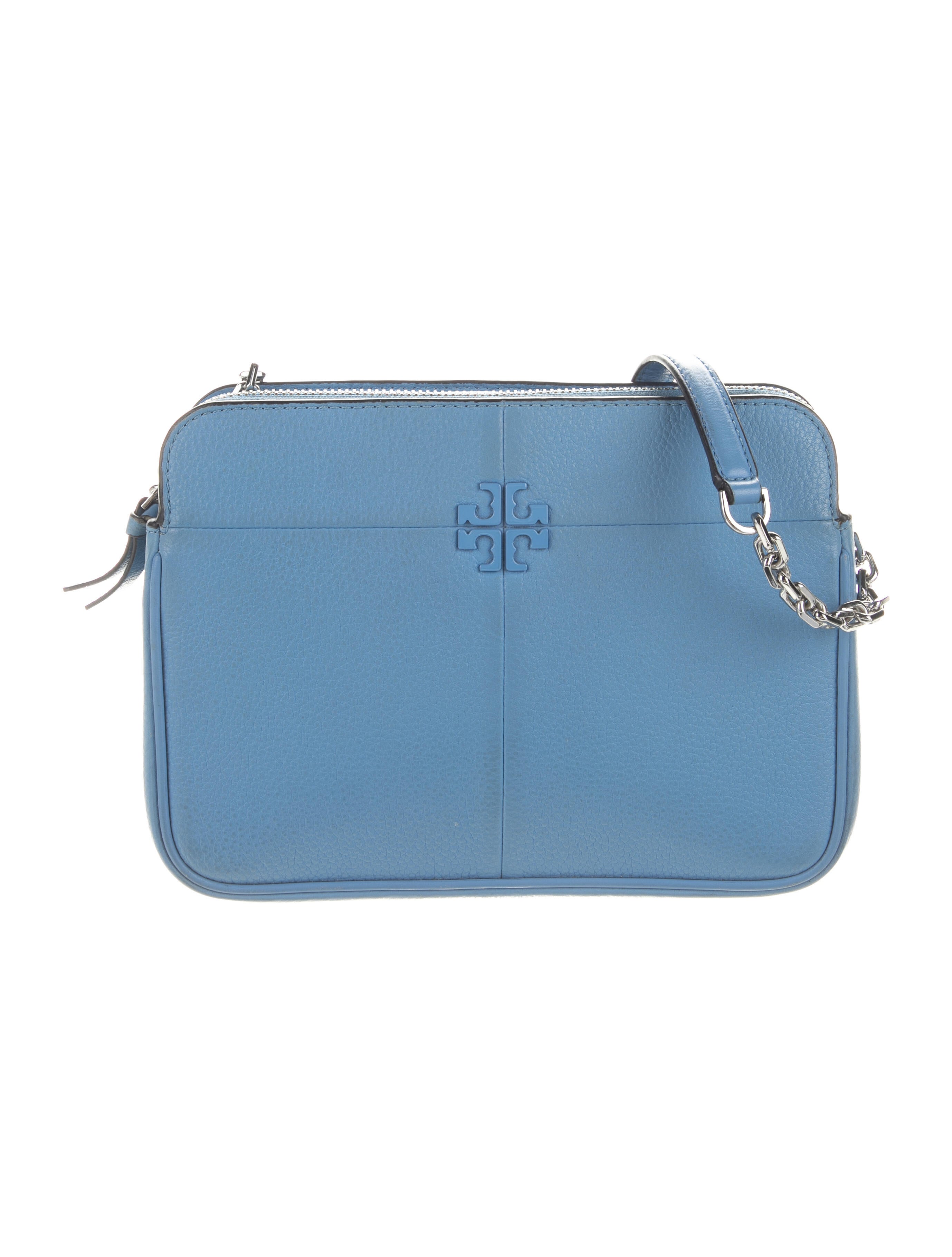 Tory Burch ChainLink Crossbody Bag Blue Crossbody Bags, Handbags