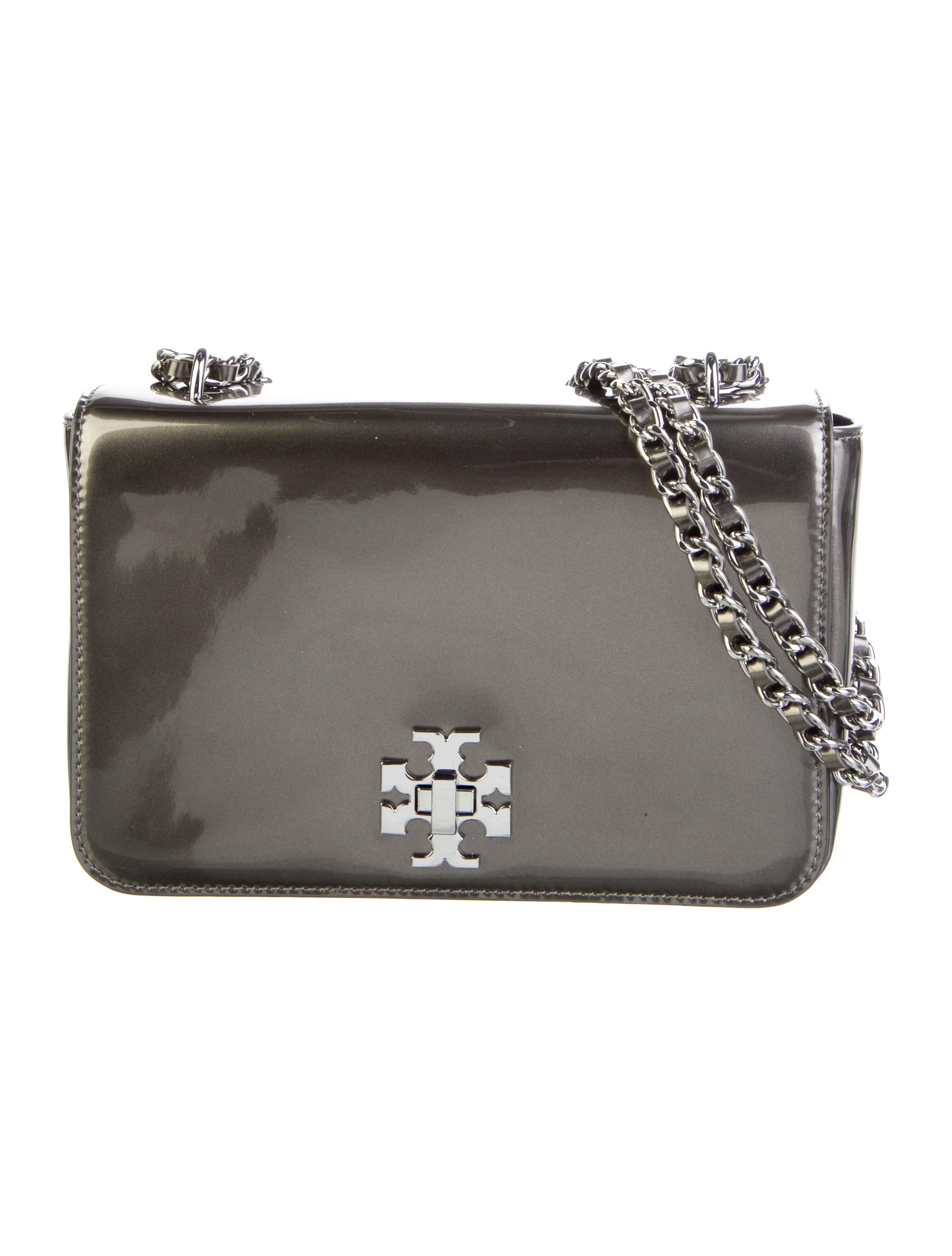 Tory Burch Patent Leather Crossbody Bag Black Crossbody Bags