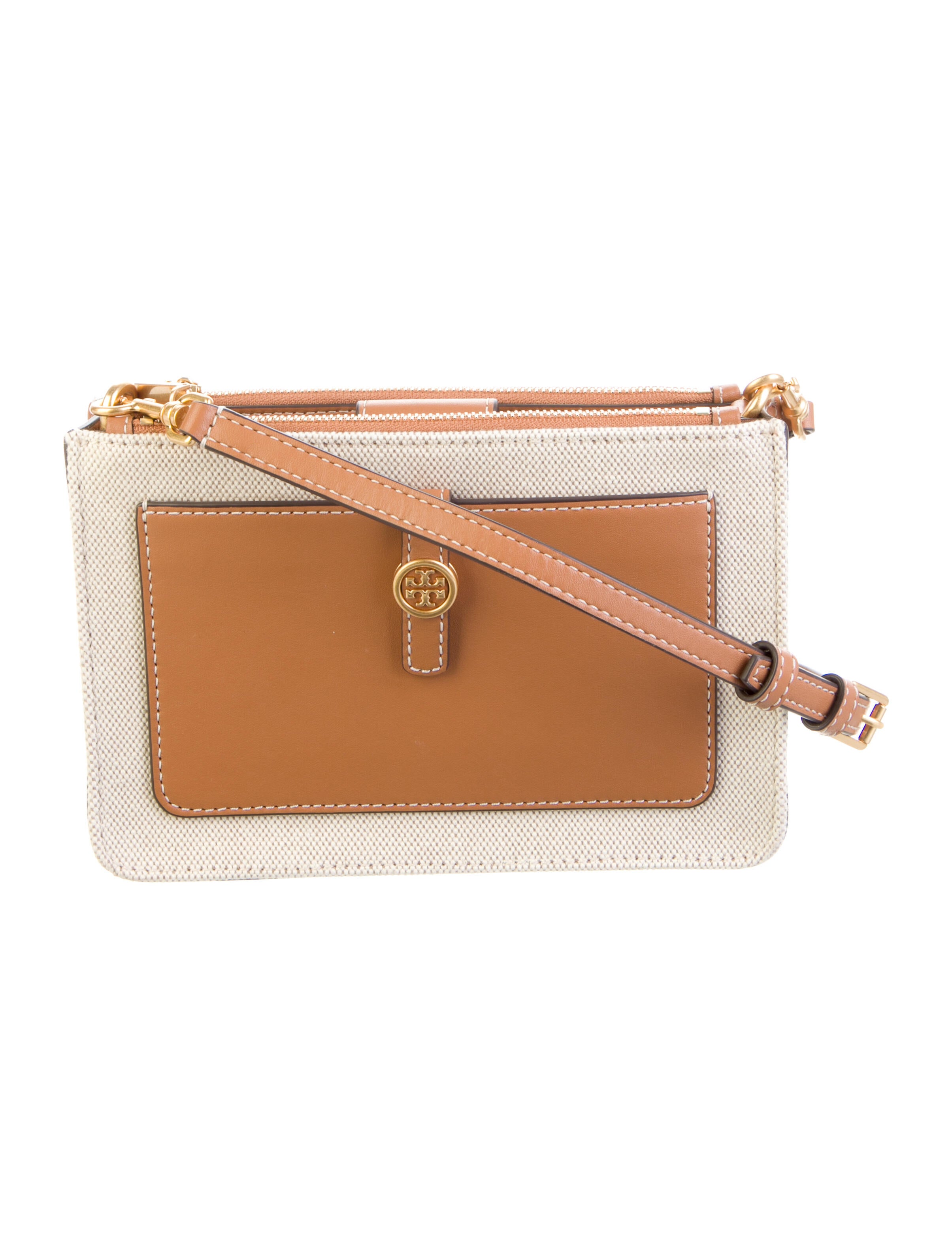 Tory Burch Grained Leather Crossbody Bag Brown Crossbody Bags, Handbags WTO102678 The RealReal