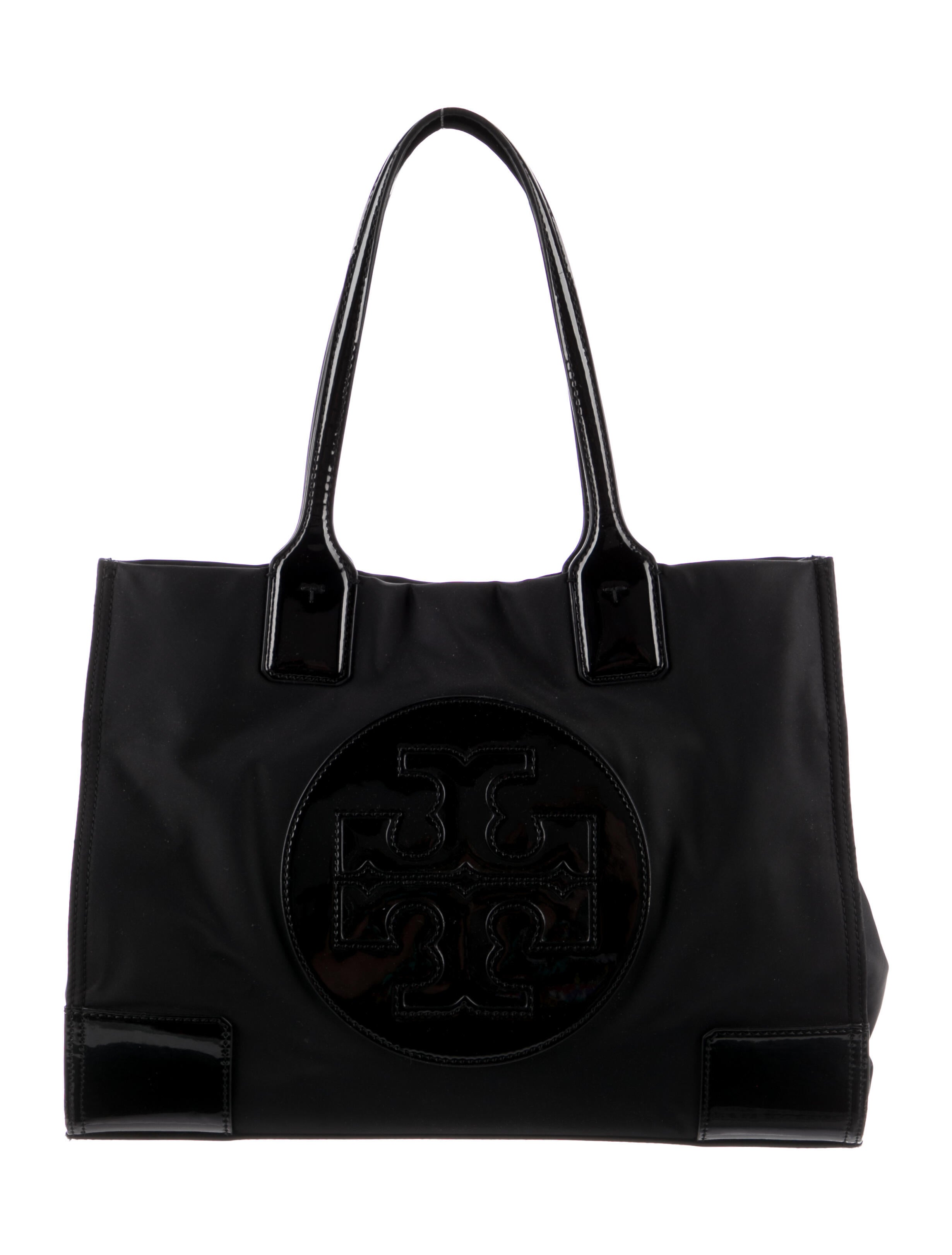 Tory Burch Nylon Leather Trimmed Shoulder Bag