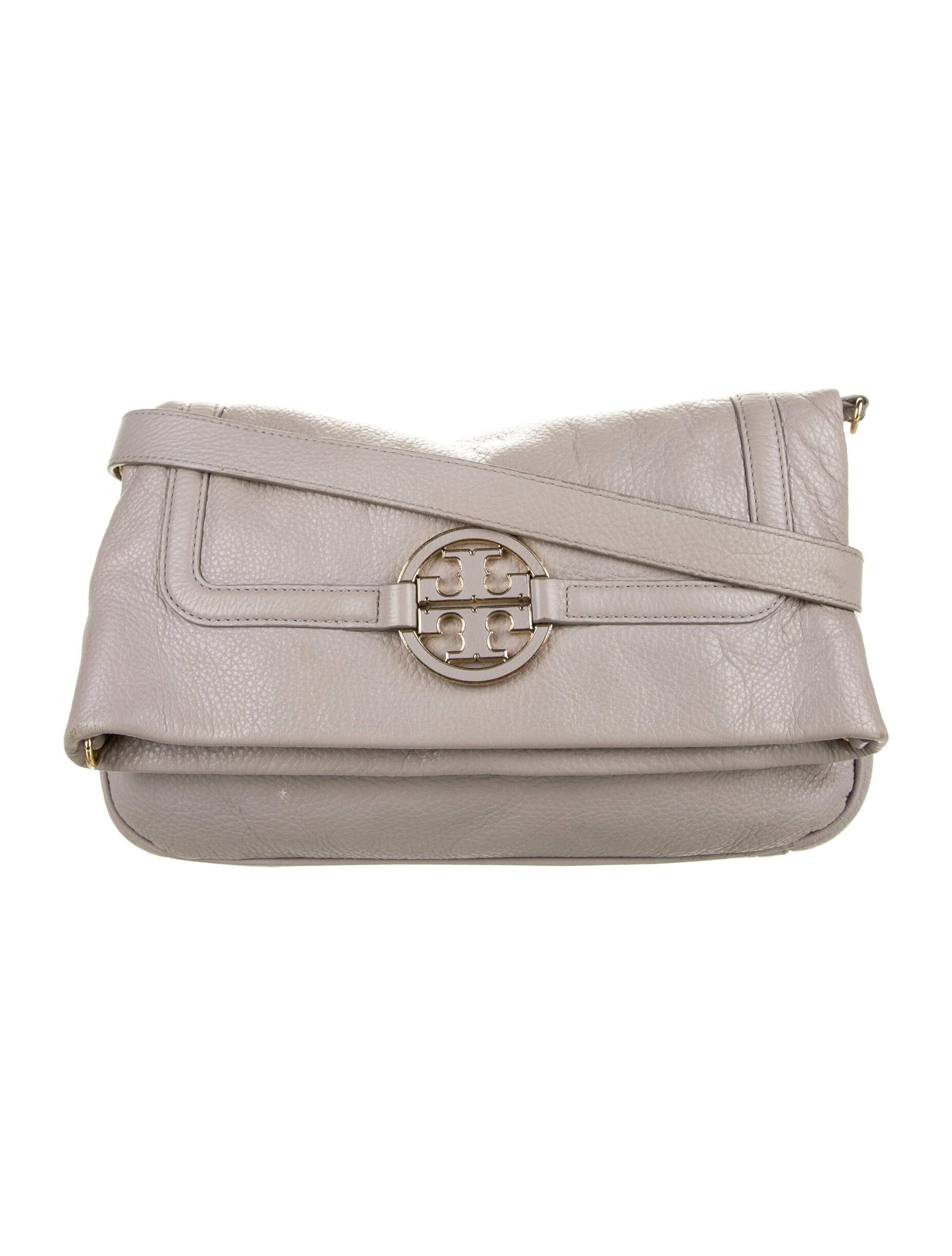 Tory Burch Leather Crossbody Bag Grey Crossbody Bags, Handbags