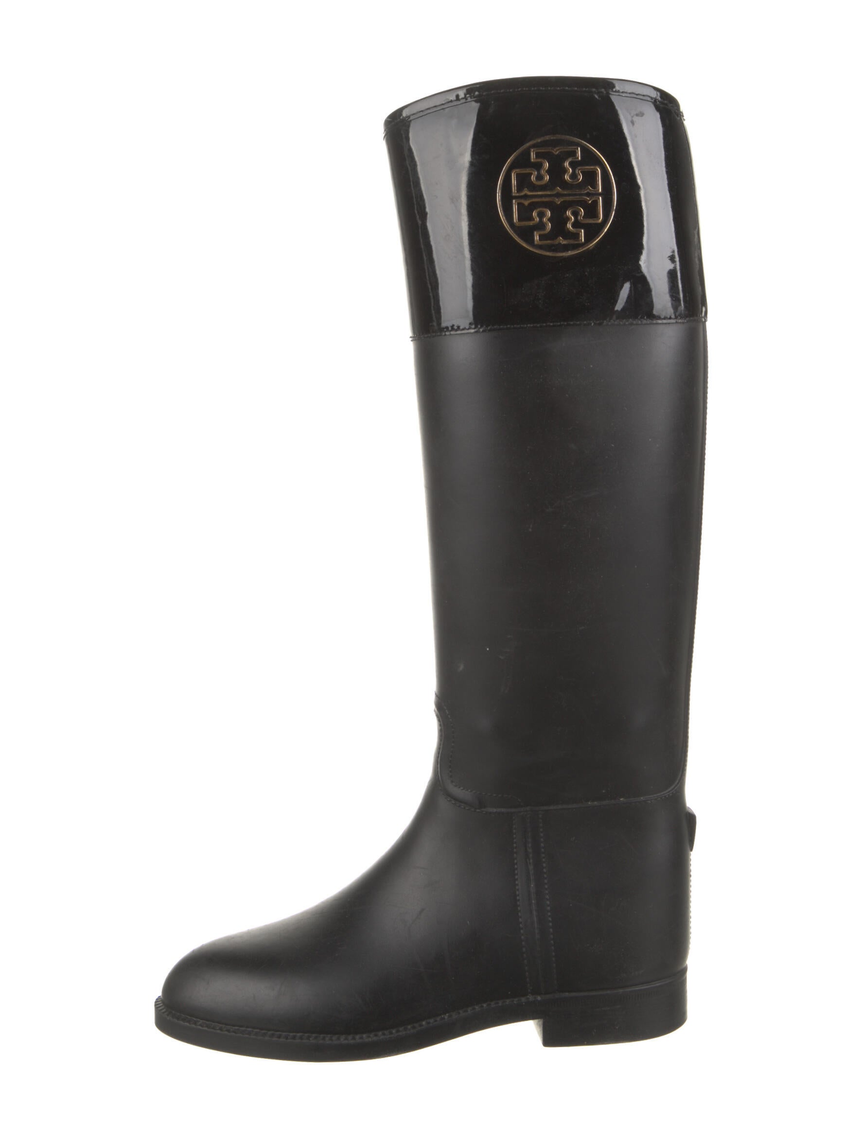 tory burch rubber rain boots