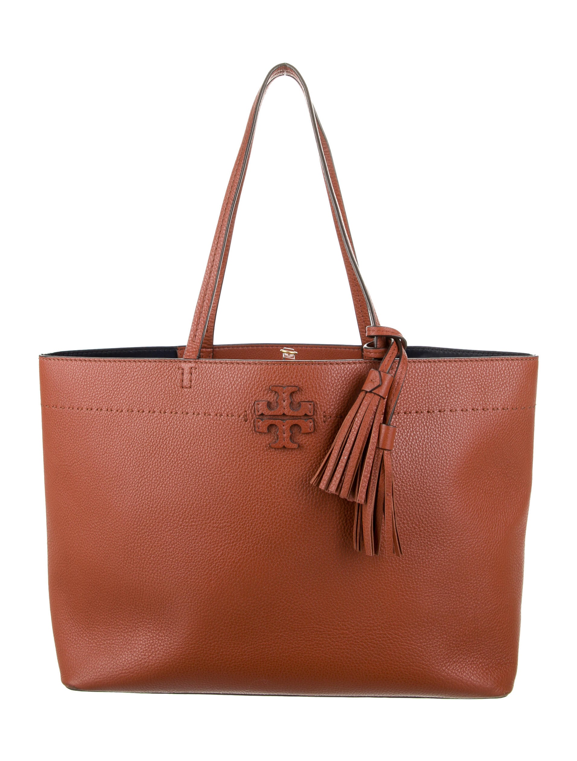 Tory Burch Robinson Hudson Bay Tote Brown Totes, Handbags WTO108595